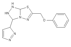 Image of 6-(phenoxymethyl)-3-(3H-pyrazol-3-yl)-1,2,3,7a-tetrahydro-[1,2,4]triazolo[3,4-b][1,3,4]thiadiazole