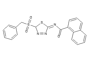 Image of N-(2-benzylsulfonyl-2H-1,3,4-thiadiazol-5-ylidene)-1-naphthamide