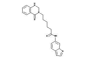 N-(7aH-indol-6-yl)-6-(4-keto-1,2-dihydroquinazolin-3-yl)hexanamide