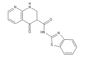 Image of N-(1,3-benzothiazol-2-yl)-4-keto-2,3-dihydro-1H-1,8-naphthyridine-3-carboxamide