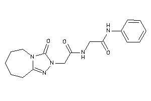 2-[[2-(3-keto-6,7,8,9-tetrahydro-5H-[1,2,4]triazolo[4,3-a]azepin-2-yl)acetyl]amino]-N-phenyl-acetamide