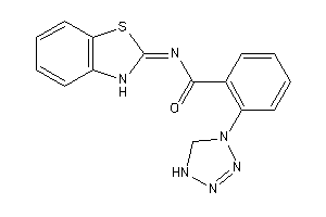 N-(3H-1,3-benzothiazol-2-ylidene)-2-(1,5-dihydrotetrazol-4-yl)benzamide