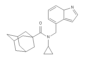 Image of N-(7aH-indol-4-ylmethyl)-N-cyclopropyl-adamantane-1-carboxamide