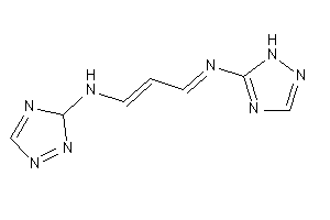 Image of 3H-1,2,4-triazol-3-yl-[3-(1H-1,2,4-triazol-5-ylimino)prop-1-enyl]amine