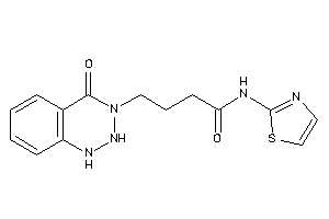 Image of 4-(4-keto-1,2-dihydro-1,2,3-benzotriazin-3-yl)-N-thiazol-2-yl-butyramide