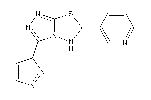 3-(3H-pyrazol-3-yl)-6-(3-pyridyl)-5,6-dihydro-[1,2,4]triazolo[3,4-b][1,3,4]thiadiazole