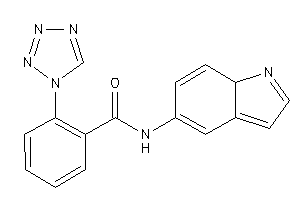 Image of N-(7aH-indol-5-yl)-2-(tetrazol-1-yl)benzamide