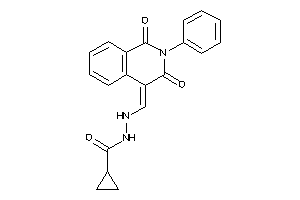 Image of N'-[(1,3-diketo-2-phenyl-4-isoquinolylidene)methyl]cyclopropanecarbohydrazide