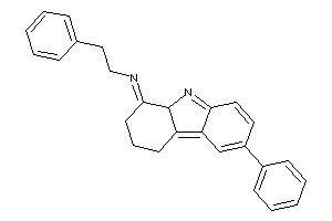 Phenethyl-(6-phenyl-2,3,4,9a-tetrahydrocarbazol-1-ylidene)amine