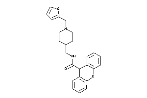 N-[[1-(2-thenyl)-4-piperidyl]methyl]-9H-xanthene-9-carboxamide