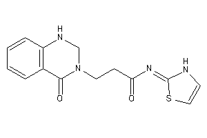 3-(4-keto-1,2-dihydroquinazolin-3-yl)-N-(4-thiazolin-2-ylidene)propionamide