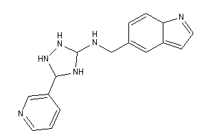 7aH-indol-5-ylmethyl-[5-(3-pyridyl)-1,2,4-triazolidin-3-yl]amine