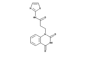 3-(2,4-diketoquinazolin-1-yl)-N-thiazol-2-yl-propionamide