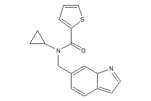 Image of N-(7aH-indol-6-ylmethyl)-N-cyclopropyl-thiophene-2-carboxamide