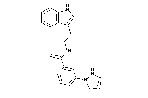 3-(2,5-dihydrotetrazol-1-yl)-N-[2-(1H-indol-3-yl)ethyl]benzamide