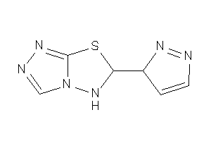 6-(3H-pyrazol-3-yl)-5,6-dihydro-[1,2,4]triazolo[3,4-b][1,3,4]thiadiazole