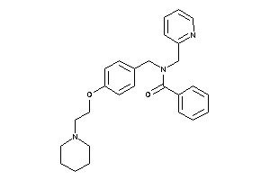 N-[4-(2-piperidinoethoxy)benzyl]-N-(2-pyridylmethyl)benzamide