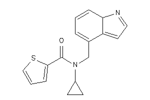 Image of N-(7aH-indol-4-ylmethyl)-N-cyclopropyl-thiophene-2-carboxamide