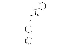 1-cyclohexyl-3-[2-(4-phenylpiperazino)ethyl]urea