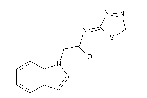 2-indol-1-yl-N-(2H-1,3,4-thiadiazol-5-ylidene)acetamide