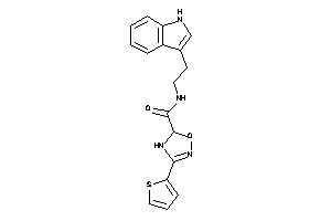 N-[2-(1H-indol-3-yl)ethyl]-3-(2-thienyl)-4,5-dihydro-1,2,4-oxadiazole-5-carboxamide