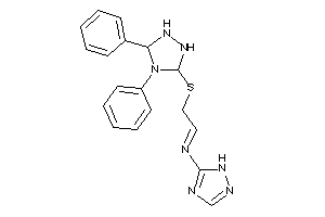 2-[(4,5-diphenyl-1,2,4-triazolidin-3-yl)thio]ethylidene-(1H-1,2,4-triazol-5-yl)amine