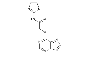 Image of 2-(4H-purin-6-ylthio)-N-thiazol-2-yl-acetamide