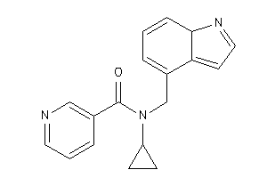 N-(7aH-indol-4-ylmethyl)-N-cyclopropyl-nicotinamide