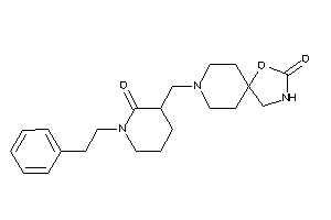 8-[(2-keto-1-phenethyl-3-piperidyl)methyl]-4-oxa-2,8-diazaspiro[4.5]decan-3-one