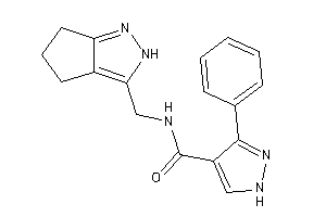 3-phenyl-N-(2,4,5,6-tetrahydrocyclopenta[c]pyrazol-3-ylmethyl)-1H-pyrazole-4-carboxamide