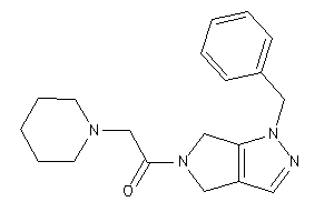 Image of 1-(1-benzyl-4,6-dihydropyrrolo[3,4-c]pyrazol-5-yl)-2-piperidino-ethanone