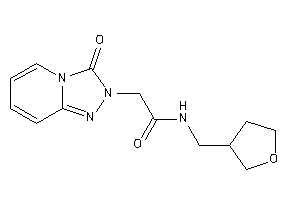 2-(3-keto-[1,2,4]triazolo[4,3-a]pyridin-2-yl)-N-(tetrahydrofuran-3-ylmethyl)acetamide