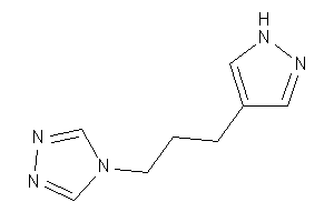 4-[3-(1H-pyrazol-4-yl)propyl]-1,2,4-triazole