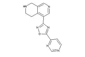 Image of 5-(4-pyrimidyl)-3-(5,6,7,8-tetrahydro-2,7-naphthyridin-4-yl)-1,2,4-oxadiazole
