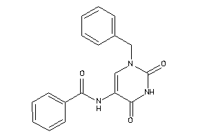 Image of N-(1-benzyl-2,4-diketo-pyrimidin-5-yl)benzamide