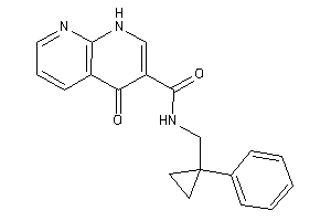 Image of 4-keto-N-[(1-phenylcyclopropyl)methyl]-1H-1,8-naphthyridine-3-carboxamide