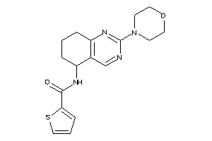 Image of N-(2-morpholino-5,6,7,8-tetrahydroquinazolin-5-yl)thiophene-2-carboxamide