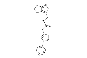 2-(1-phenylpyrazol-4-yl)-N-(2,4,5,6-tetrahydrocyclopenta[c]pyrazol-3-ylmethyl)acetamide