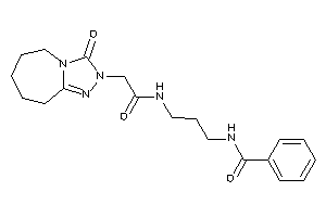 N-[3-[[2-(3-keto-6,7,8,9-tetrahydro-5H-[1,2,4]triazolo[4,3-a]azepin-2-yl)acetyl]amino]propyl]benzamide
