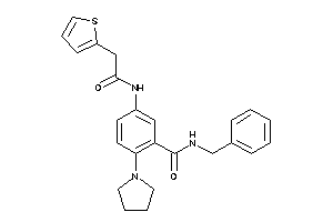 Image of N-benzyl-2-pyrrolidino-5-[[2-(2-thienyl)acetyl]amino]benzamide
