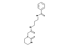 N-[3-[[2-(2-ketohexahydropyrimidin-1-yl)acetyl]amino]propyl]benzamide