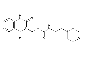3-(4-keto-2-thioxo-1H-quinazolin-3-yl)-N-(2-morpholinoethyl)propionamide