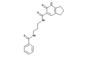Image of N-(3-benzamidopropyl)-2-keto-1,5,6,7-tetrahydro-1-pyrindine-3-carboxamide