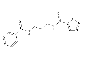 N-(3-benzamidopropyl)thiadiazole-5-carboxamide