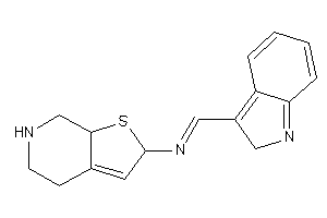 Image of 2,4,5,6,7,7a-hexahydrothieno[2,3-c]pyridin-2-yl(2H-indol-3-ylmethylene)amine