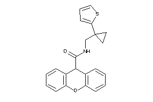N-[[1-(2-thienyl)cyclopropyl]methyl]-9H-xanthene-9-carboxamide