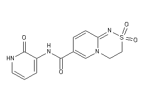 2,2-diketo-N-(2-keto-1H-pyridin-3-yl)-3,4-dihydropyrido[2,1-c][1,2,4]thiadiazine-7-carboxamide