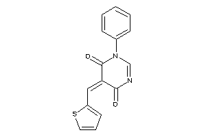 Image of 1-phenyl-5-(2-thenylidene)pyrimidine-4,6-quinone
