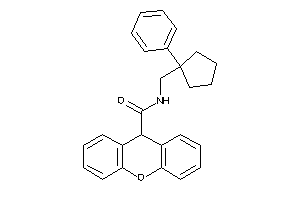 Image of N-[(1-phenylcyclopentyl)methyl]-9H-xanthene-9-carboxamide