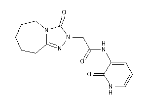 Image of N-(2-keto-1H-pyridin-3-yl)-2-(3-keto-6,7,8,9-tetrahydro-5H-[1,2,4]triazolo[4,3-a]azepin-2-yl)acetamide